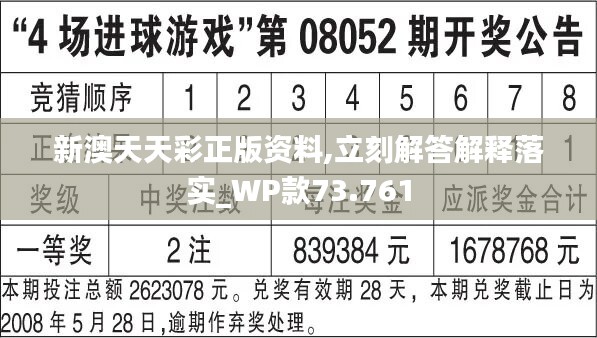 新澳天天开奖资料,决策资料解释落实_CT60.986